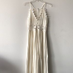 Lulus off-white fully lined maxi - Small